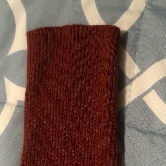 Rusty orange brown women’s cardigan - Picture 5 of 7